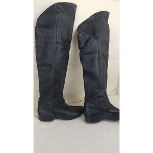 Knee-High Boot Chinese Laundry Womens South Bay Black 7 leather